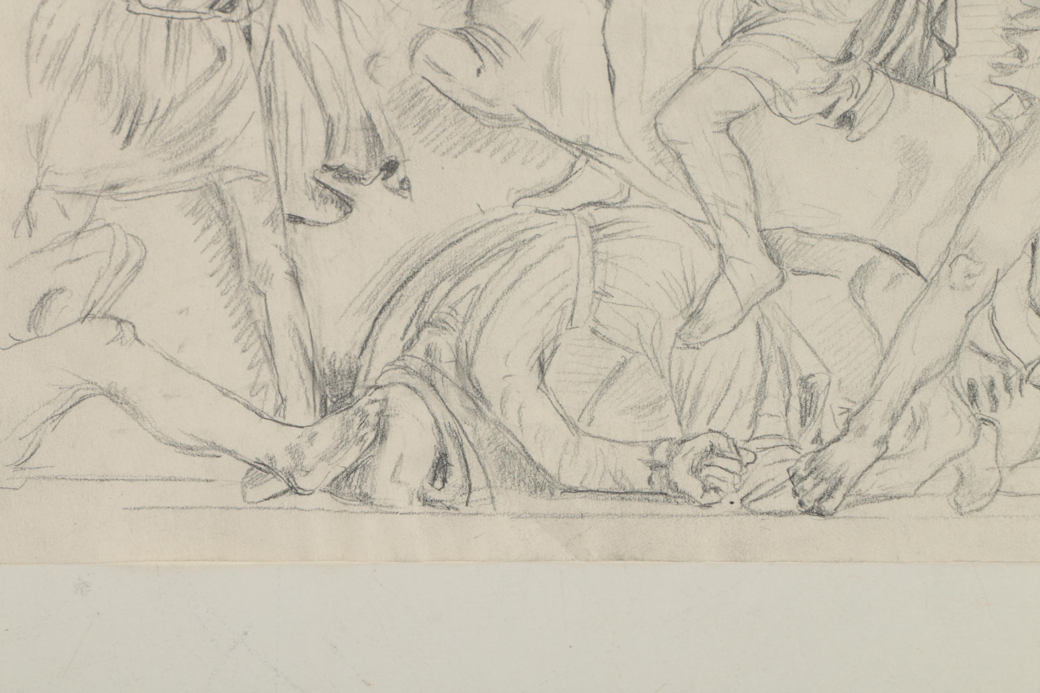 Collection of Ink and Graphite Drawings Featuring Henry C. Meyer