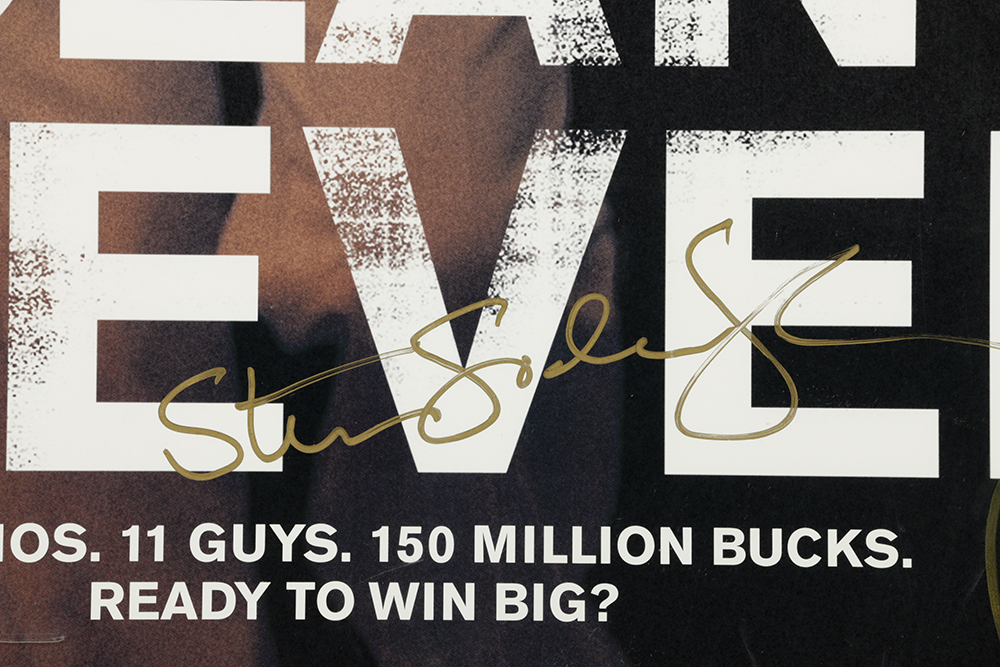 "Ocean's Eleven" Poster Autographed by Cast