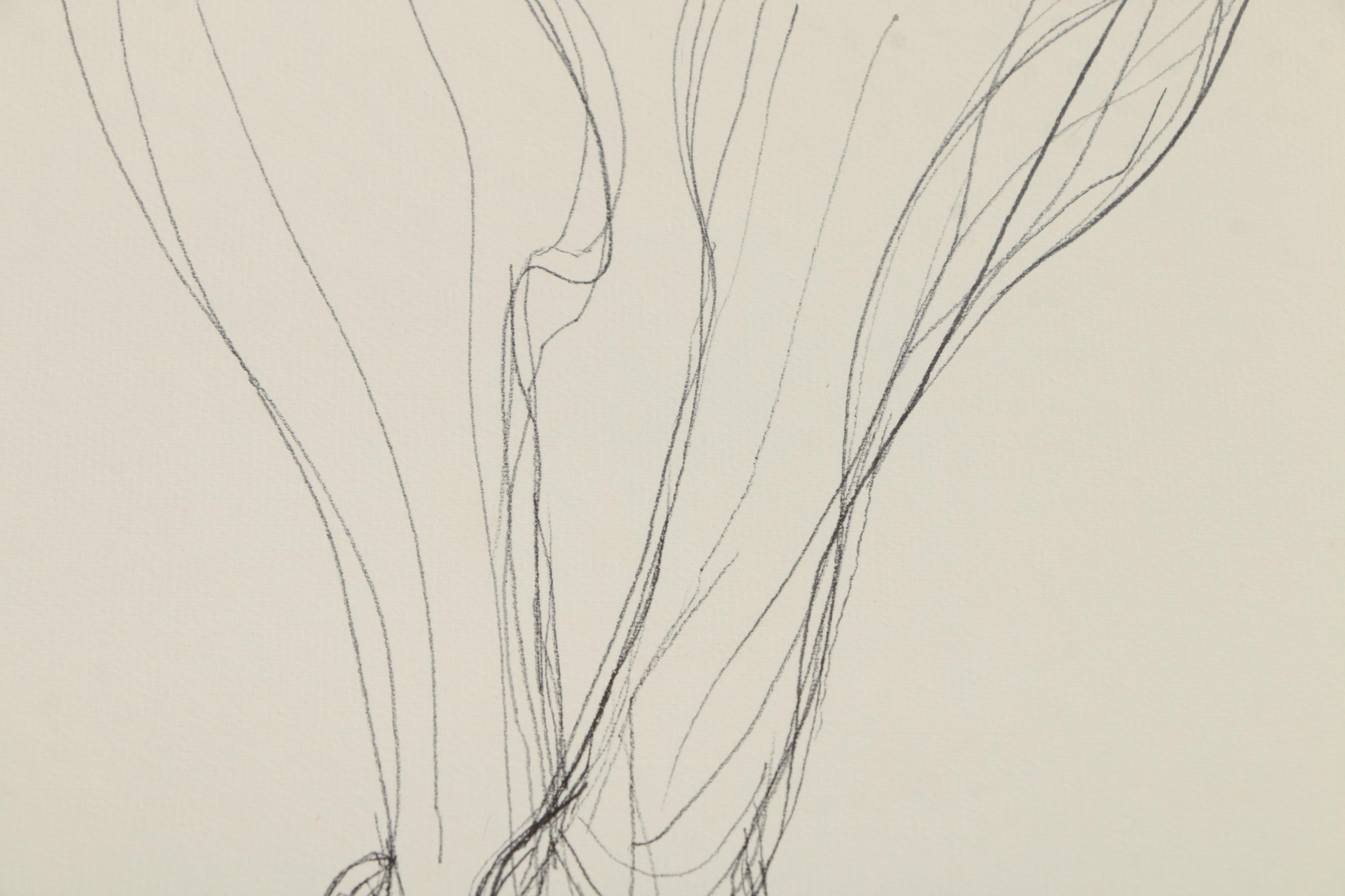 Henry C. Meyer 1960s Ink Sketches on Paper of Christ on the Cross