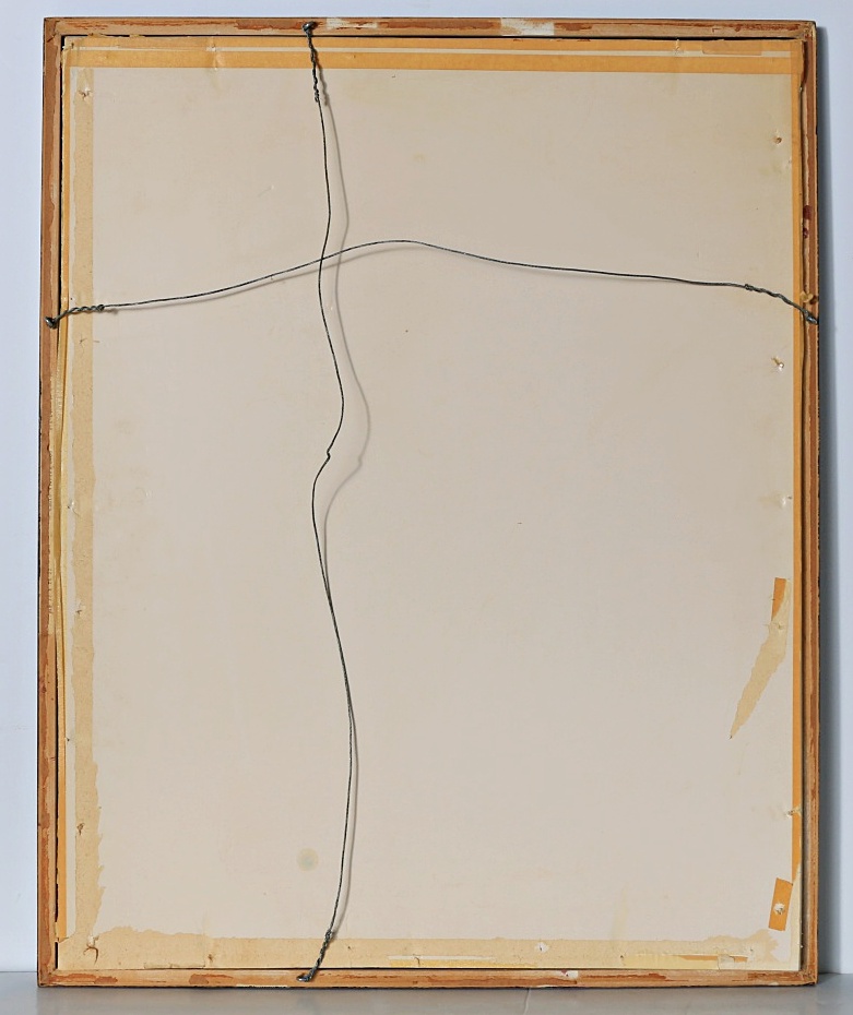 In the Manner of Jackson Pollock Oil and Enamel Painting on Paper