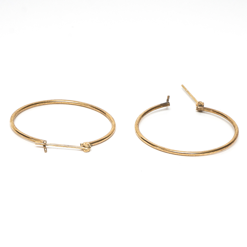 Assortment of 14K Yellow Gold Hoop Earrings