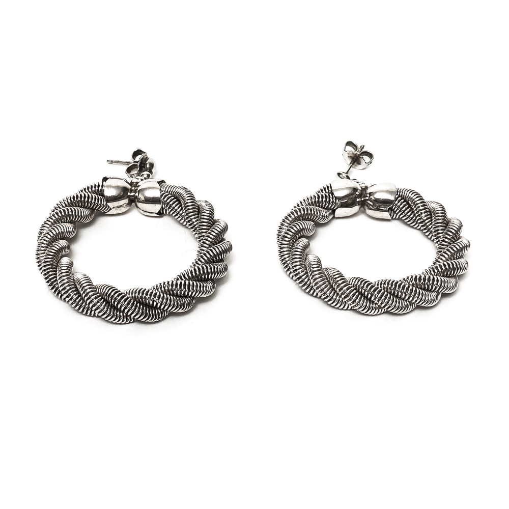 Assortment of Sterling Silver Hoop Earrings