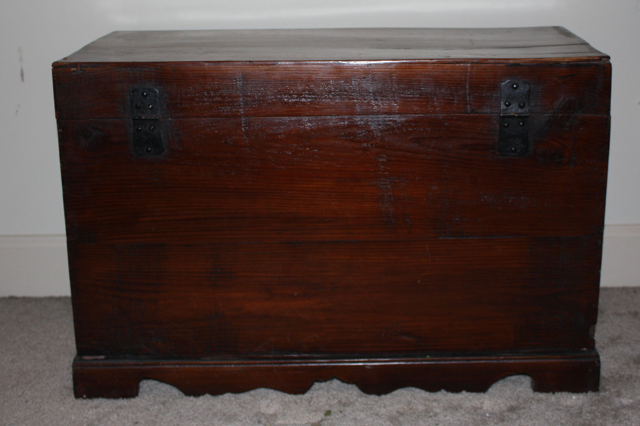 Antique Japanese Carved Pine Trunk
