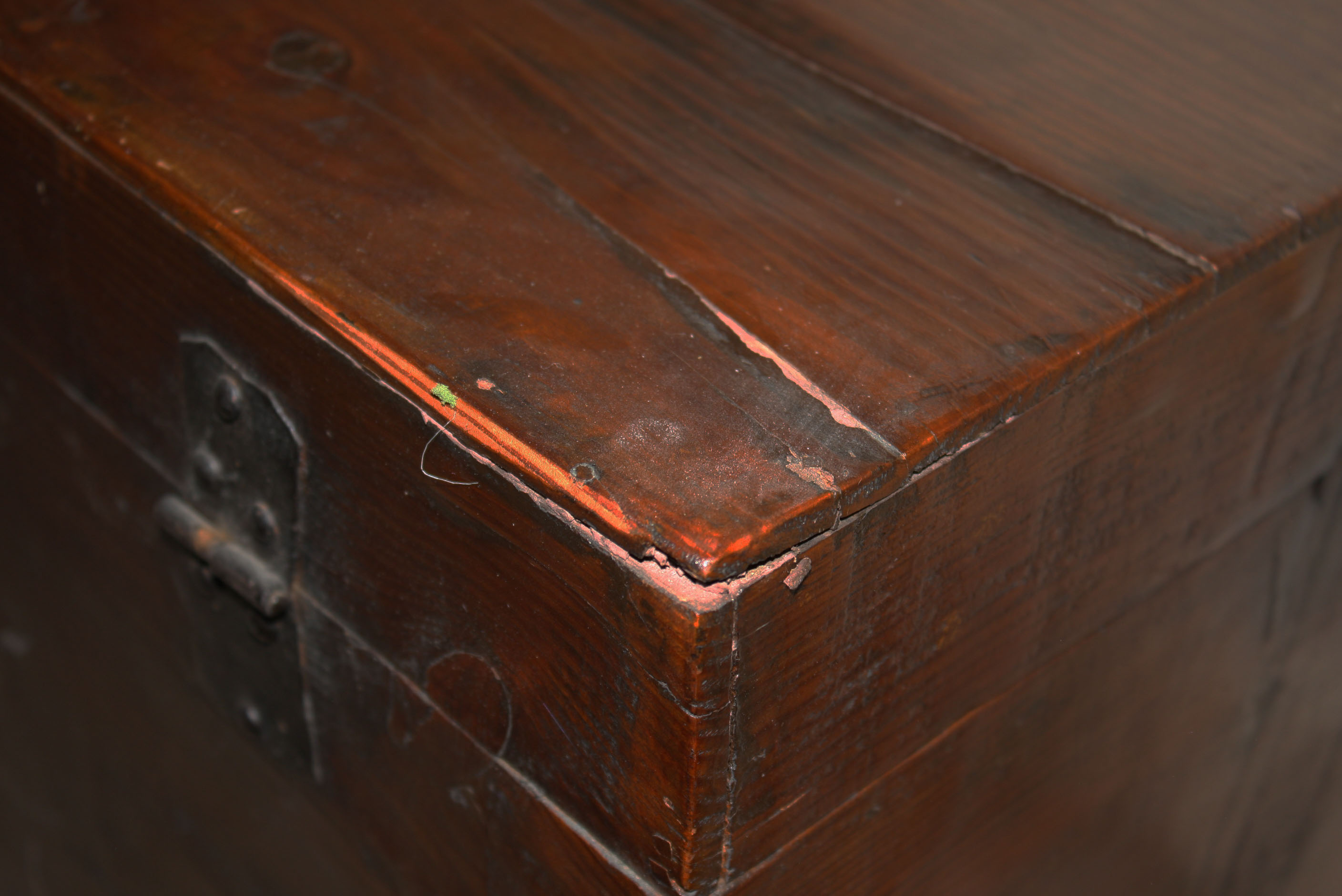 Antique Japanese Carved Pine Trunk