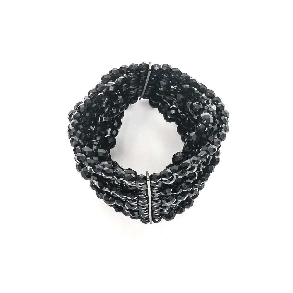 Assortment of Beaded Stretch Bracelets and Chandelier Earrings