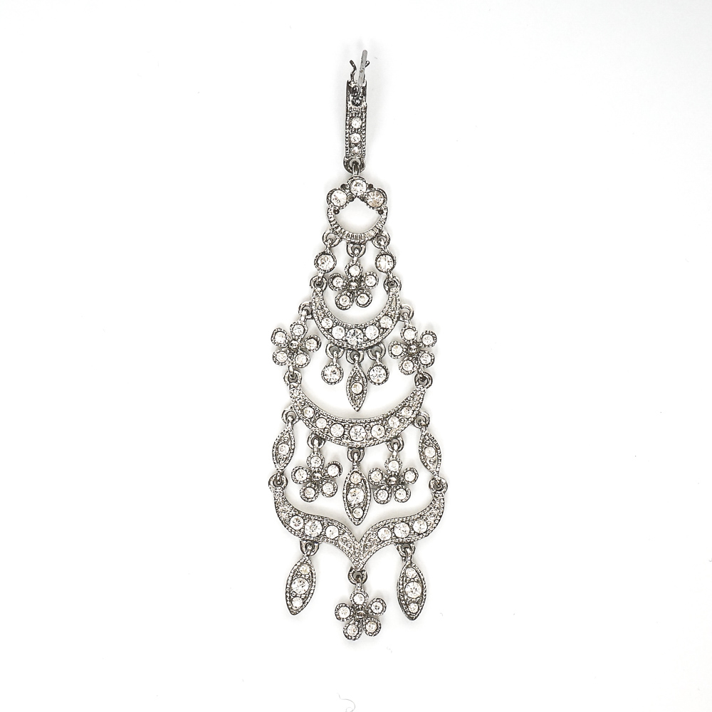 Assortment of Beaded Stretch Bracelets and Chandelier Earrings