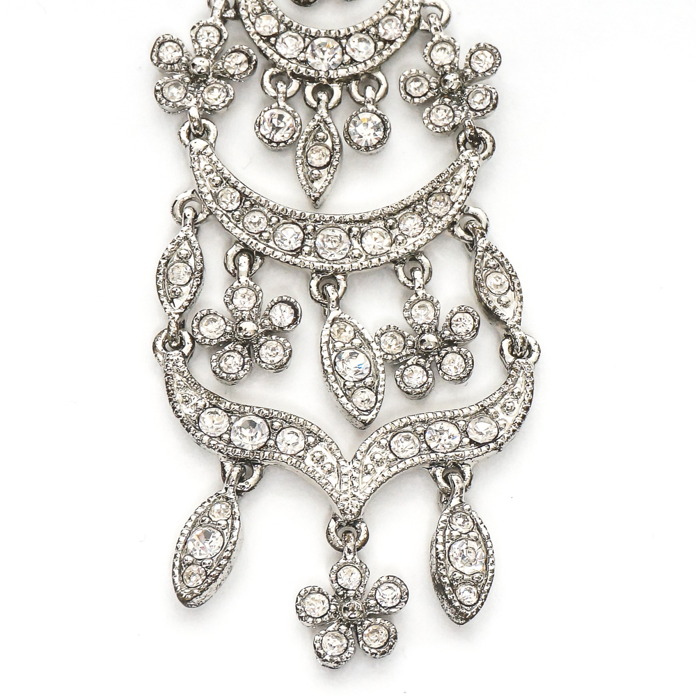 Assortment of Beaded Stretch Bracelets and Chandelier Earrings