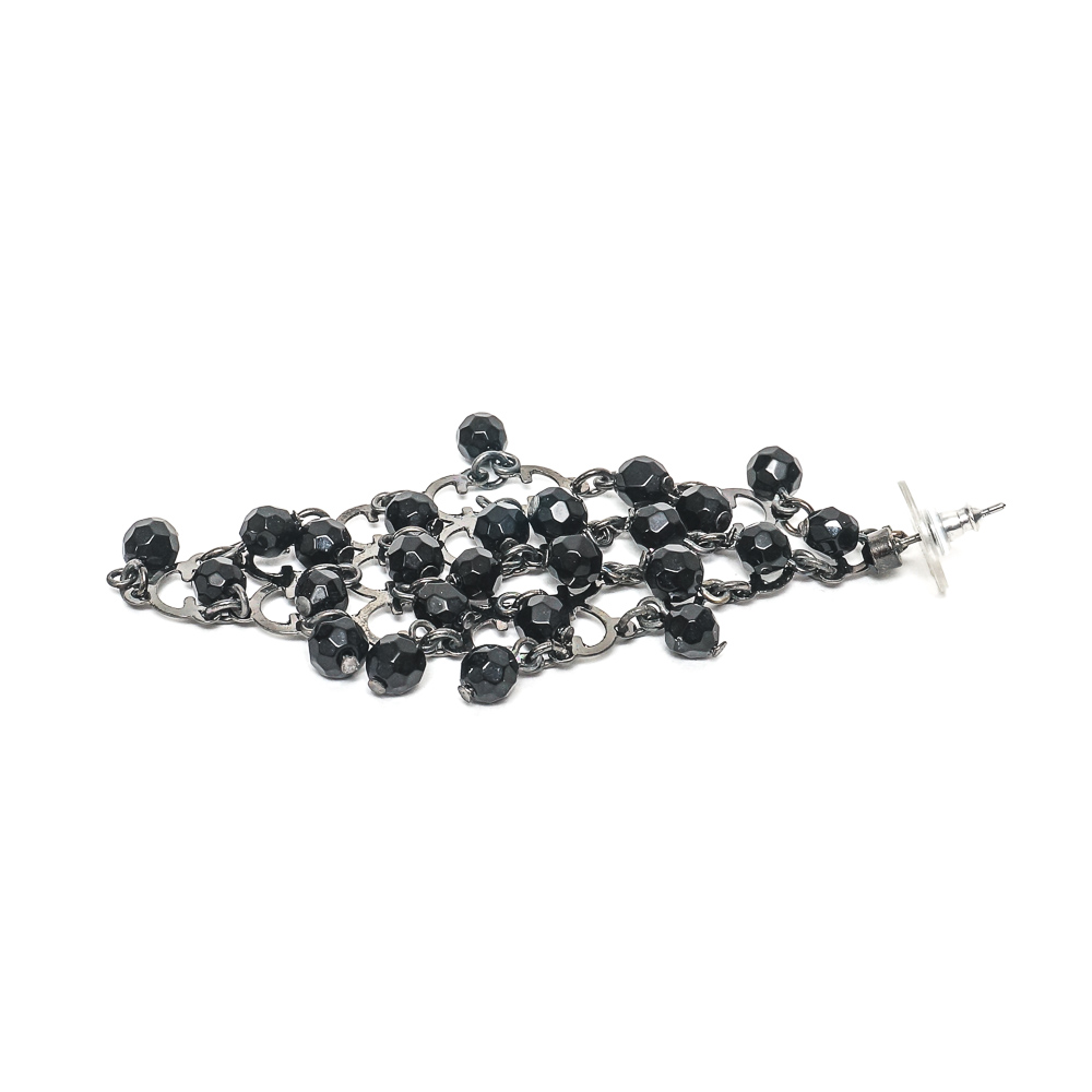 Assortment of Beaded Stretch Bracelets and Chandelier Earrings