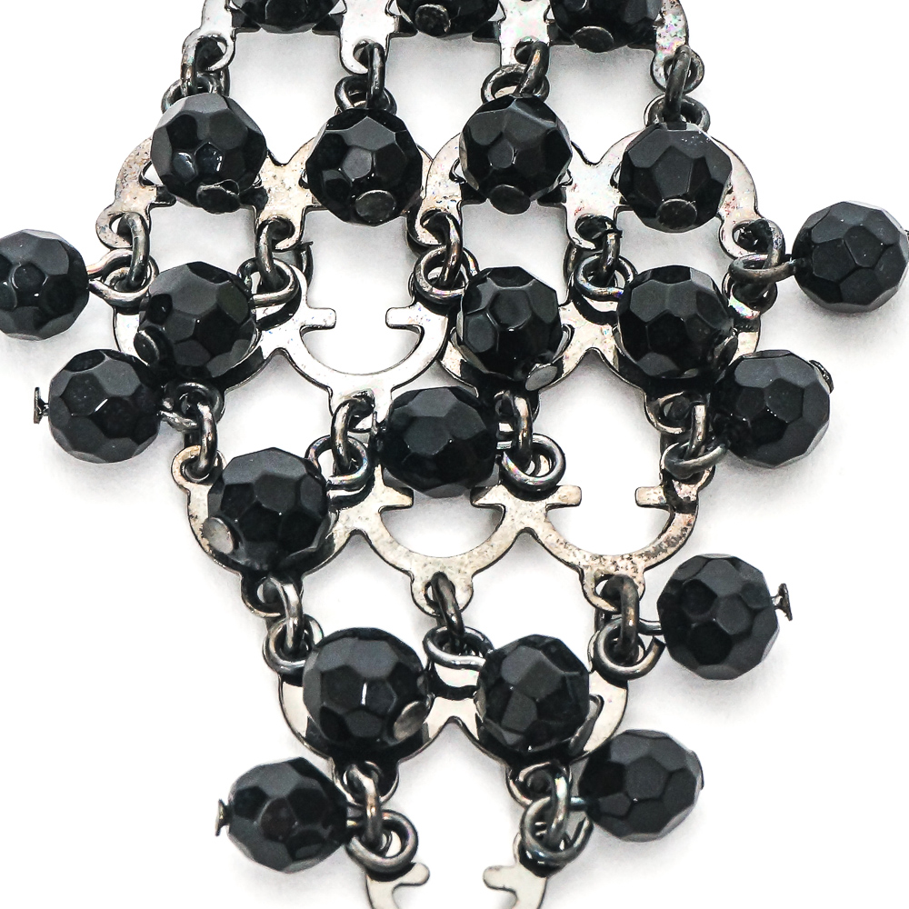 Assortment of Beaded Stretch Bracelets and Chandelier Earrings