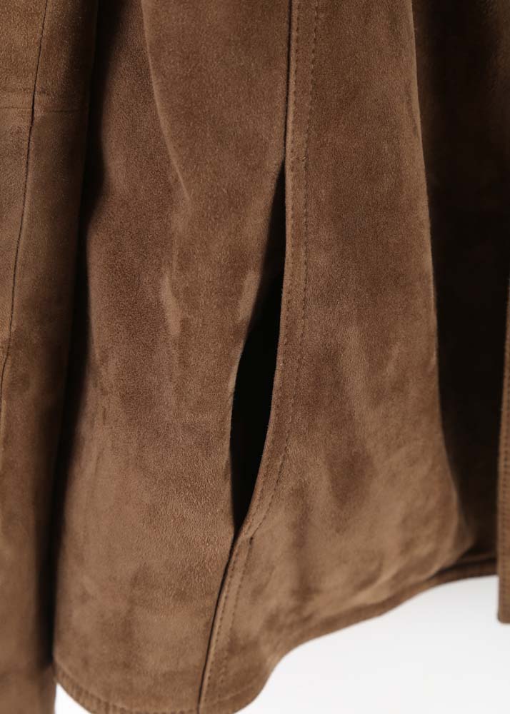 Talbot's Brown Suede Leather Jacket