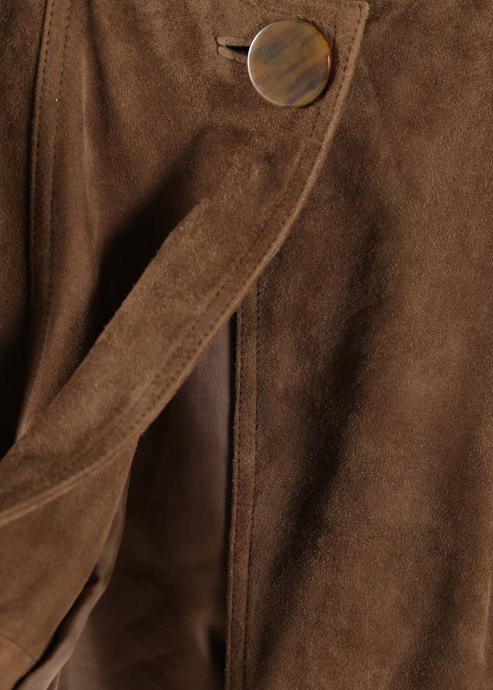 Talbot's Brown Suede Leather Jacket