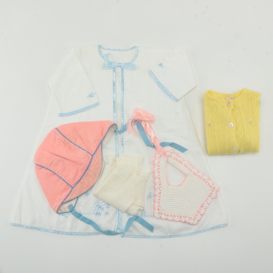 Vintage Collection of Handmade Baby Clothes
