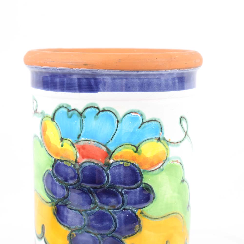 Hand-Painted Himark Terracotta Wine Chiller