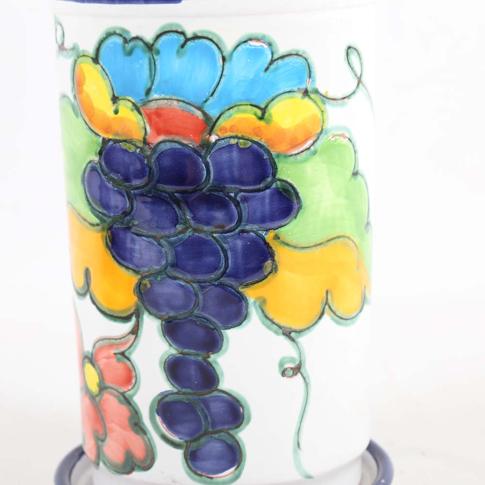 Hand-Painted Himark Terracotta Wine Chiller