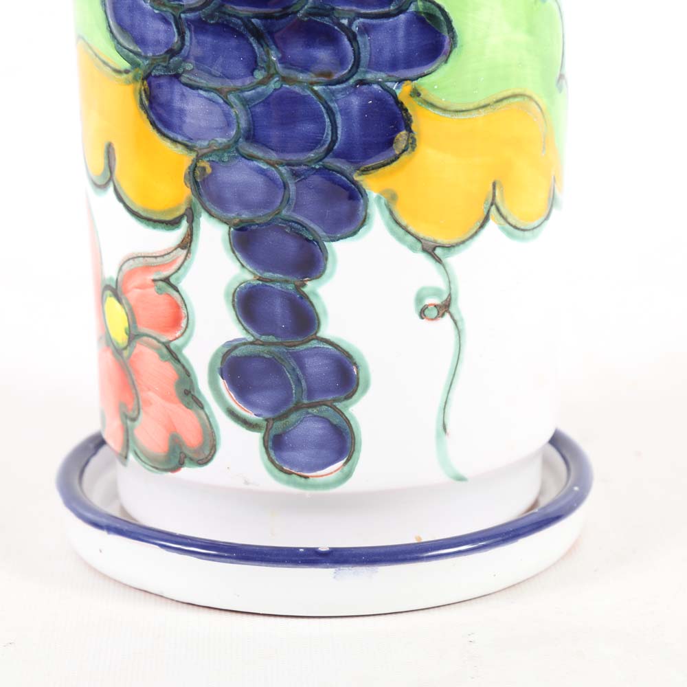 Hand-Painted Himark Terracotta Wine Chiller