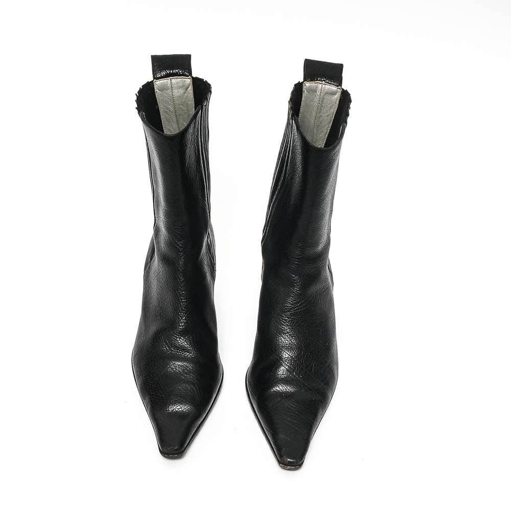 Rodolphe Menudier Black Leather Boots