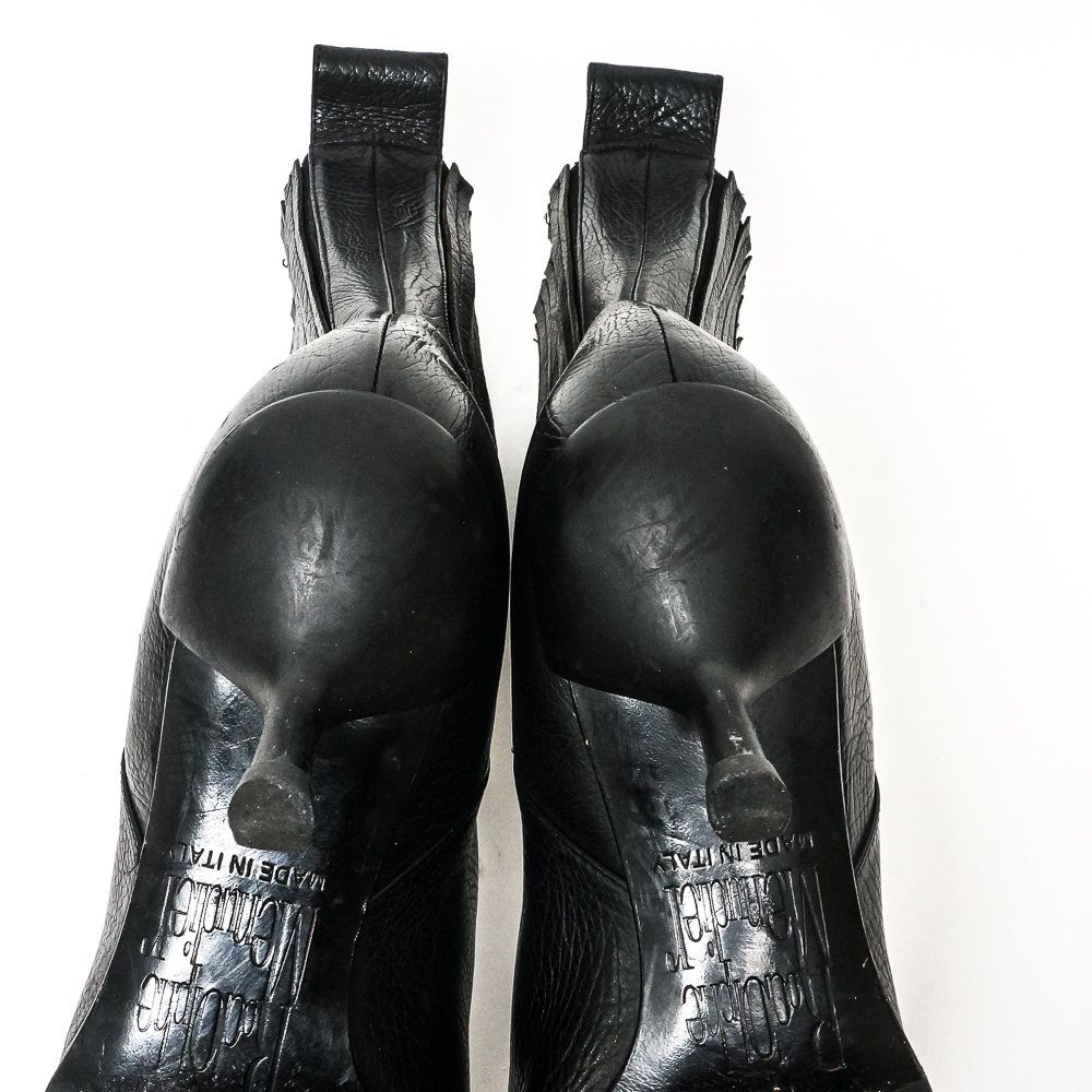 Rodolphe Menudier Black Leather Boots