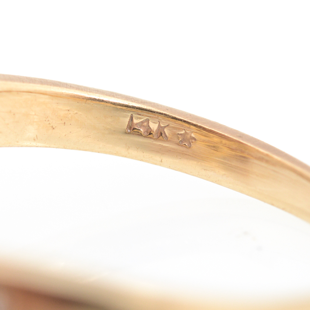 14K Yellow Gold  Diamond Ring