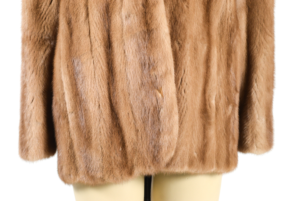 Vintage Adolfo Blonde Mink Fur Jacket