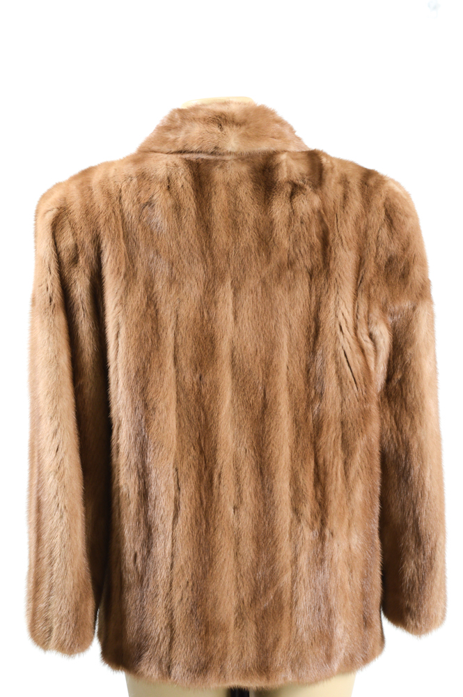 Vintage Adolfo Blonde Mink Fur Jacket