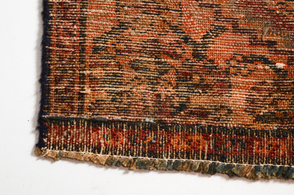 Hand-Knotted Persian Heriz Area Rug