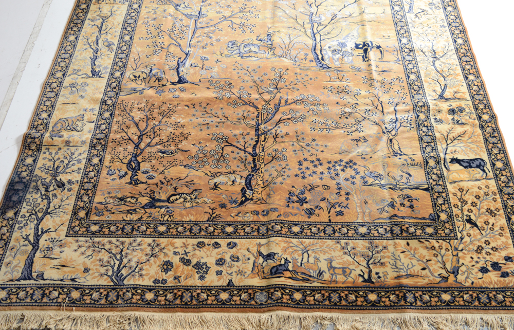 Tabriz Style Power Loomed Room Size Rug
