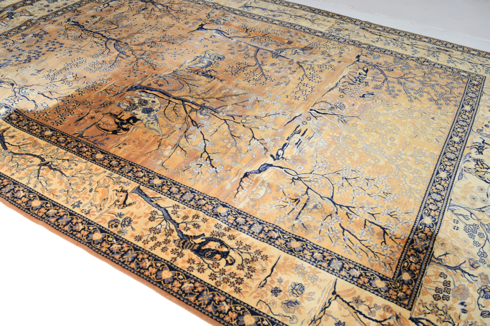 Tabriz Style Power Loomed Room Size Rug