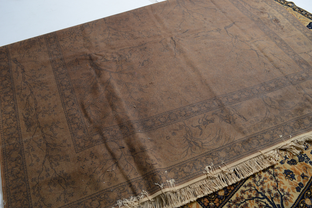 Tabriz Style Power Loomed Room Size Rug