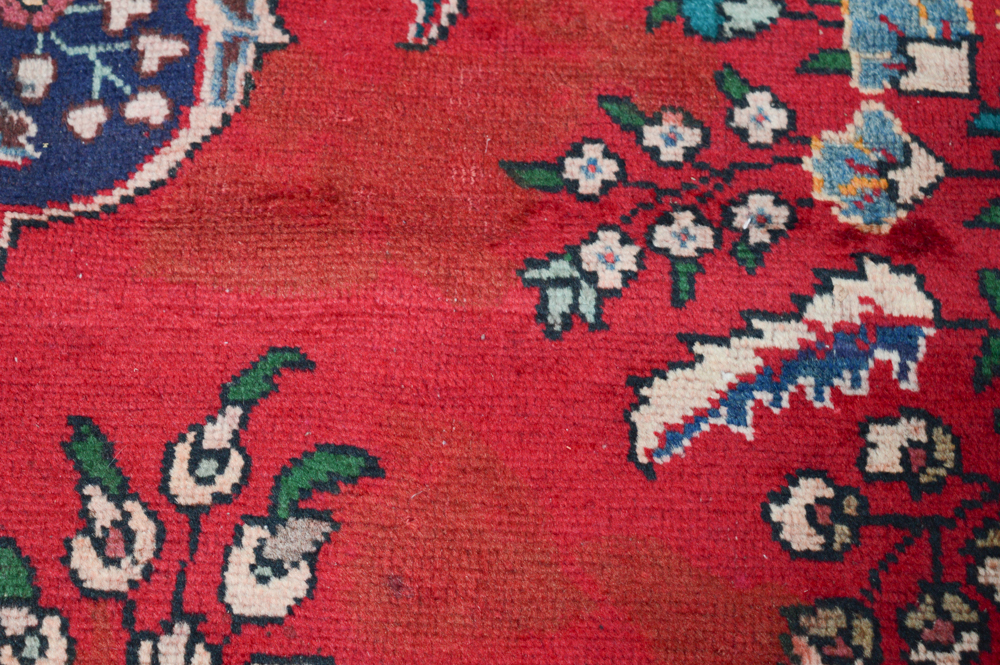 Hand-Knotted Persian Mashhad Room Size Rug