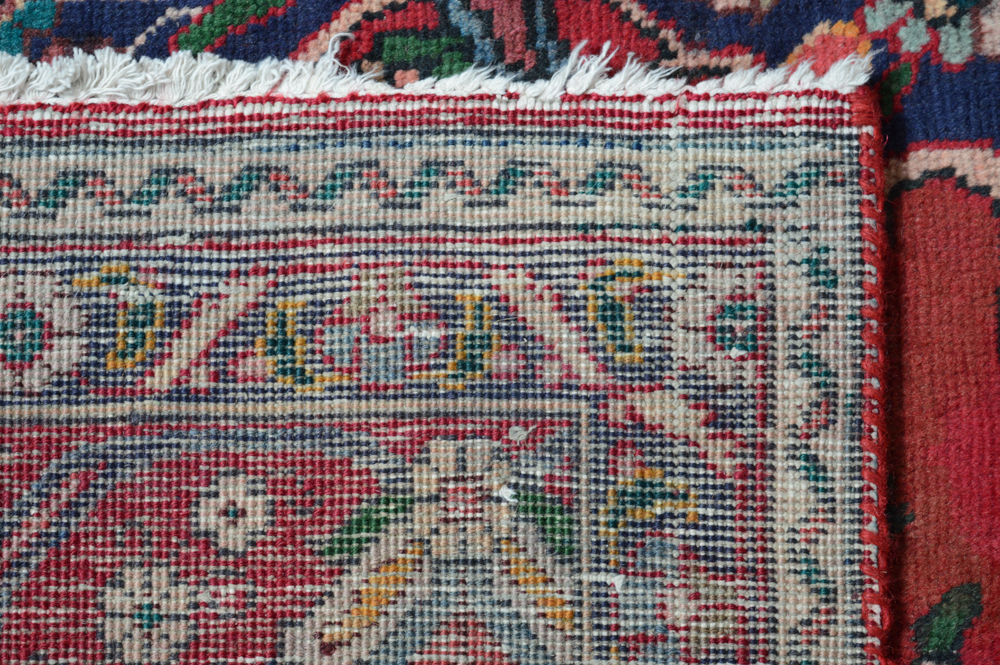 Hand-Knotted Persian Mashhad Room Size Rug