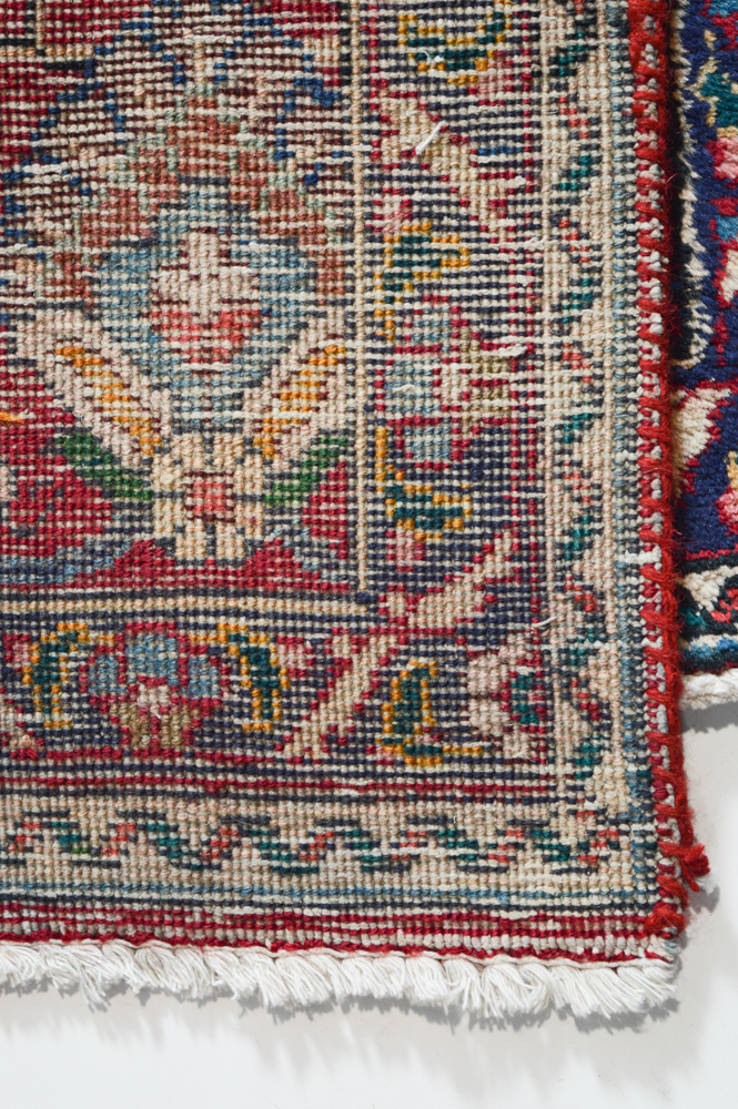 Hand-Knotted Persian Mashhad Room Size Rug
