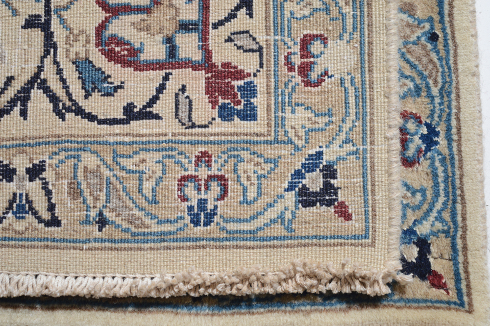 Hand-Knotted Persian Nain Room Size Rug
