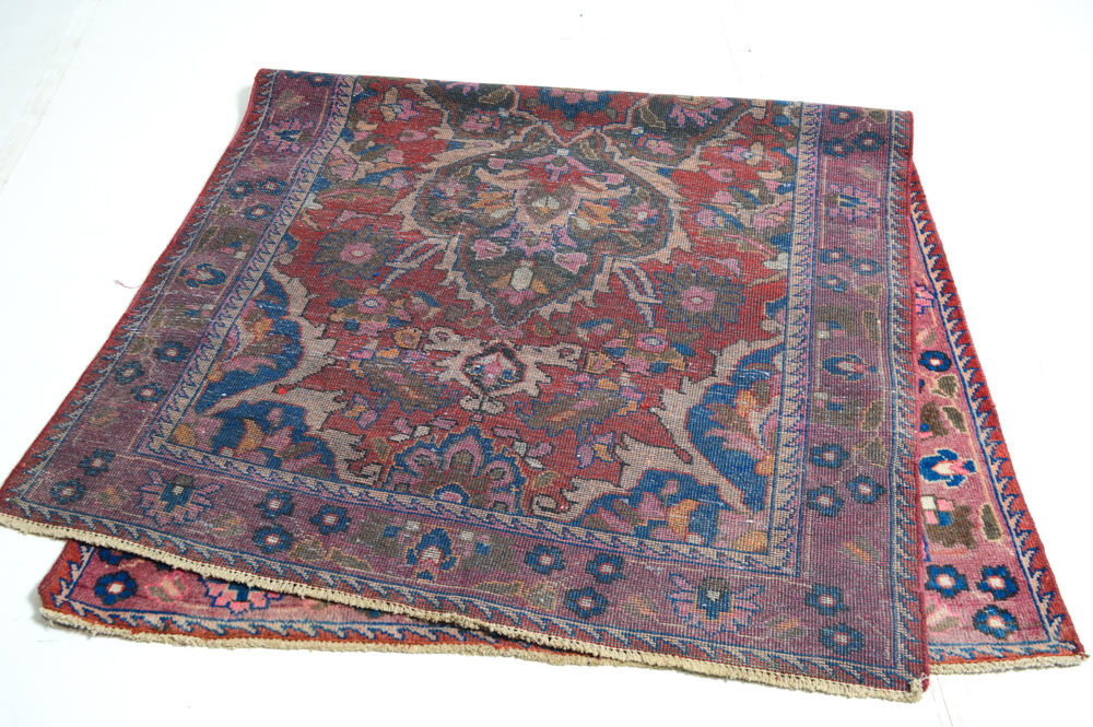 Hand-Knotted Persian Malayer Sarouk Area Rug