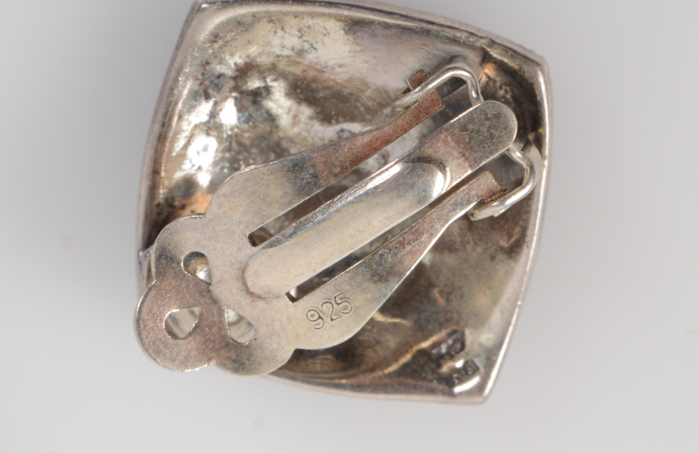 Sterling Silver Marcasite Bracelets and Earrings