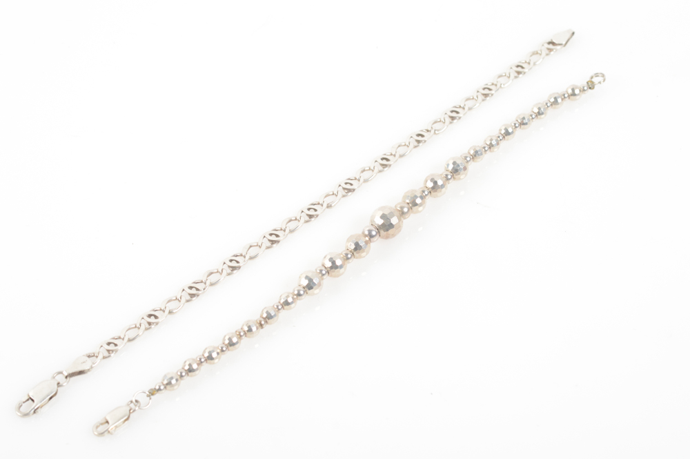 Sterling Silver Bracelet Pair