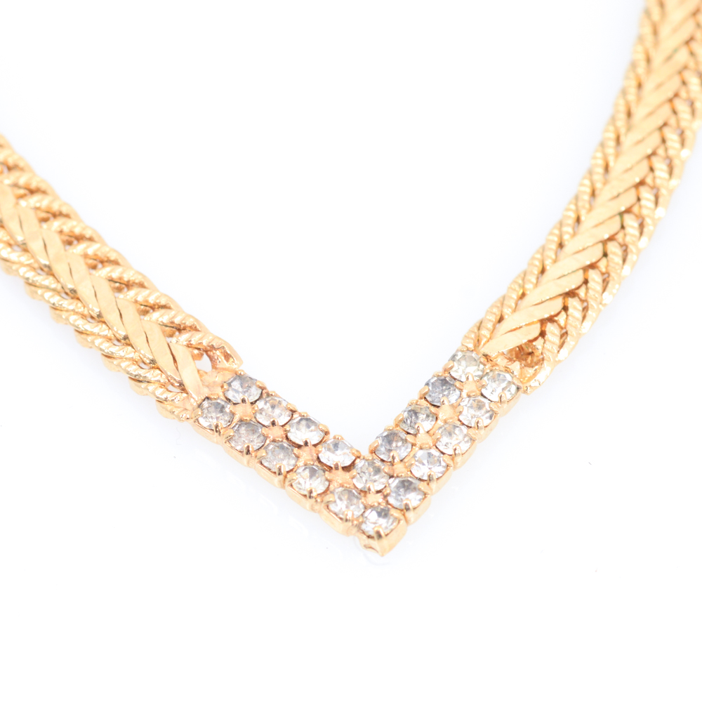 Yellow Gold Filled Necklace and Ring