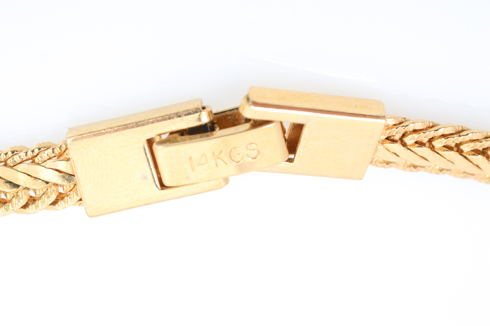 Yellow Gold Filled Necklace and Ring