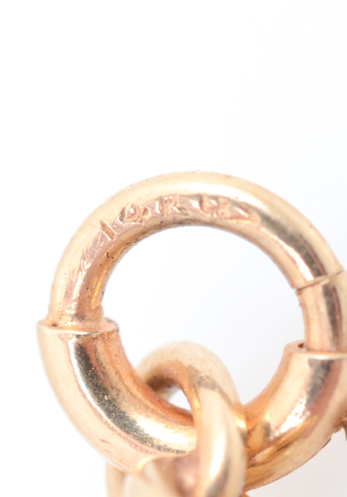 14K Yellow Gold Cultured Pearl Bracelet