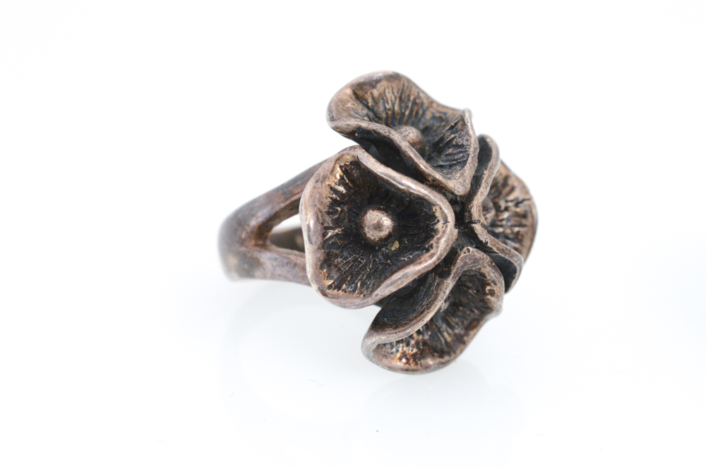 Pair of Sterling Silver Rings