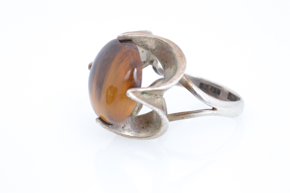 Pair of Sterling Silver Rings