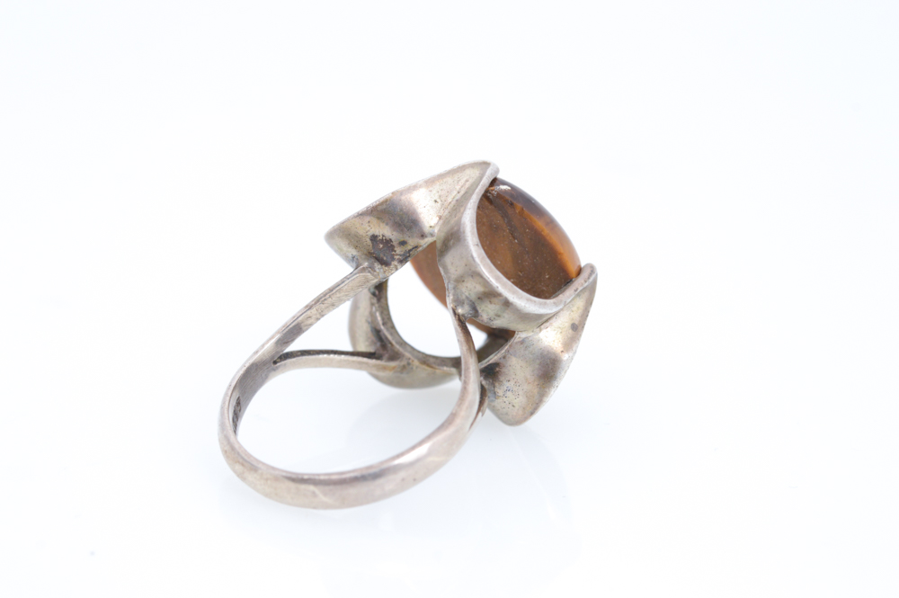 Pair of Sterling Silver Rings