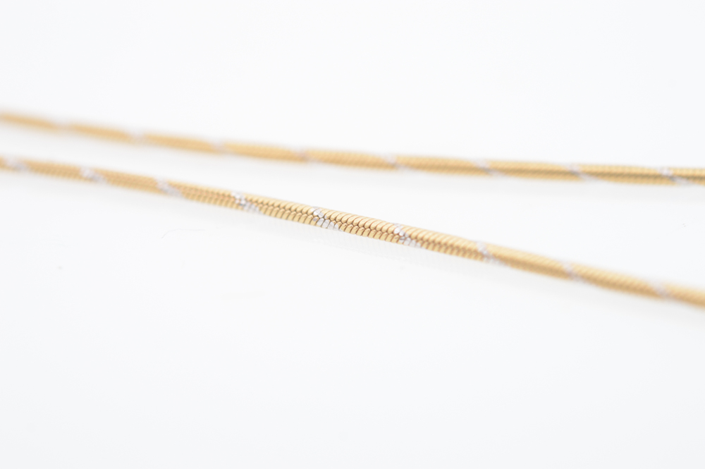 18K Yellow Gold Diamond Cross Pendant Necklace