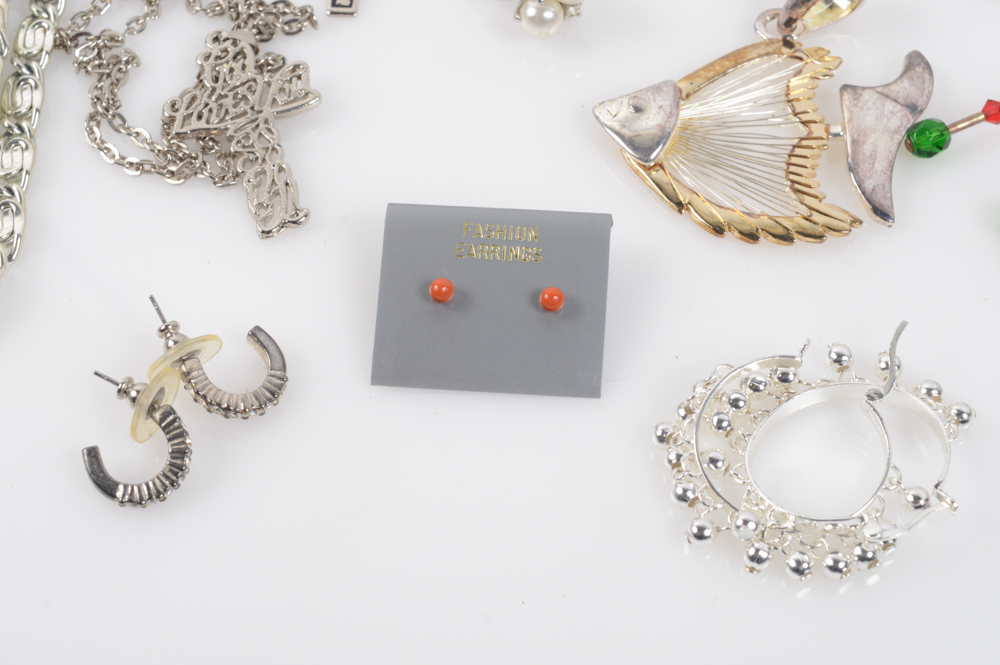 Silver Tone Jewelry Collection