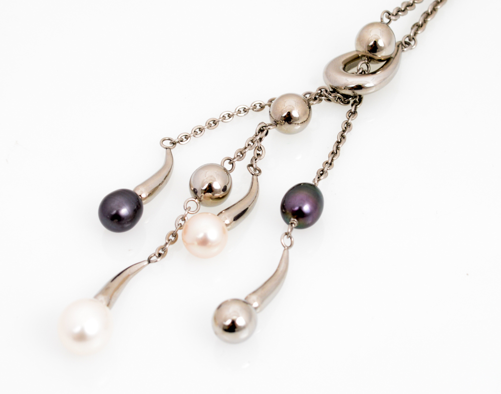 Morellato Pearl-Look Chain Necklace