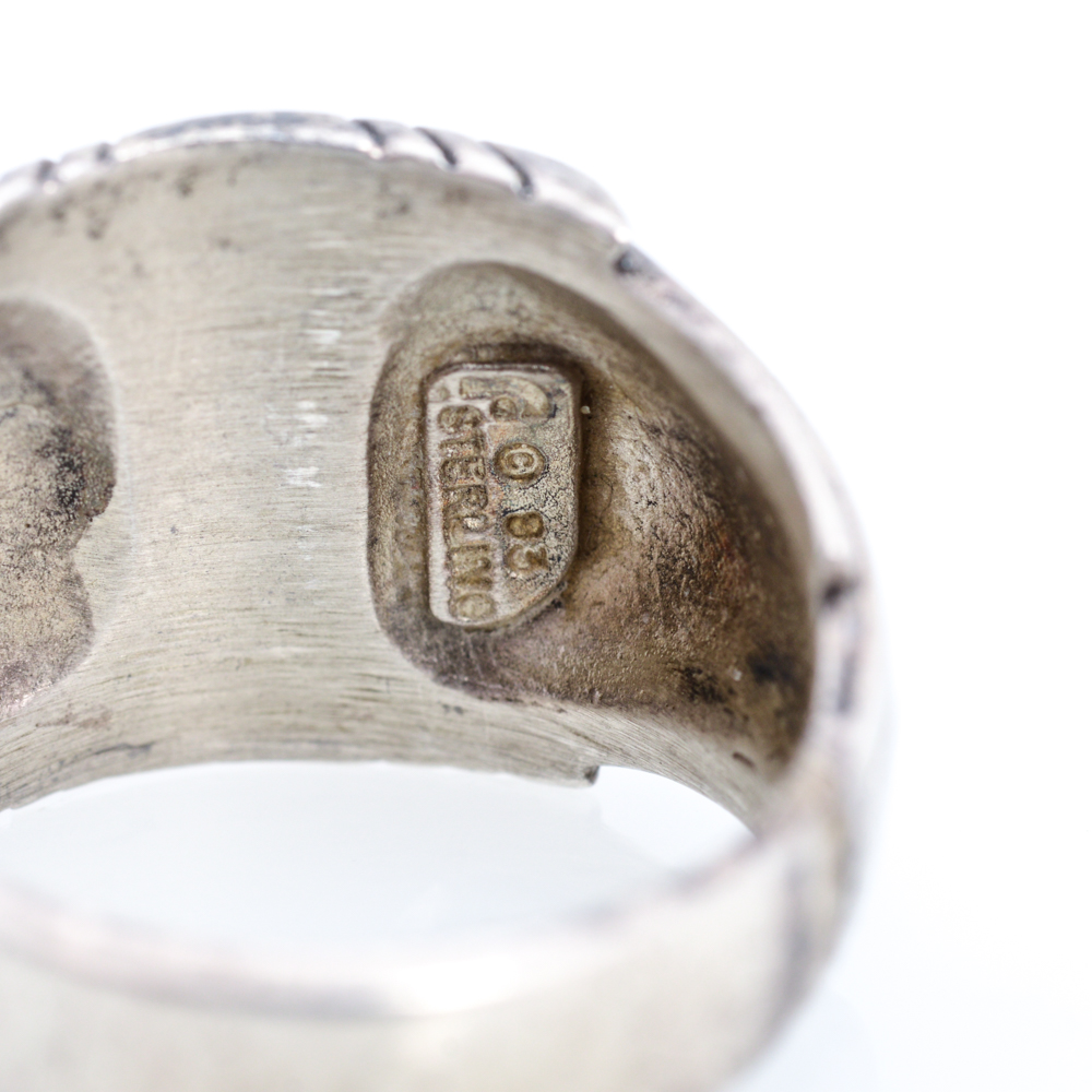 Carol Felley Southwestern Sterling Silver Turquoise Ring