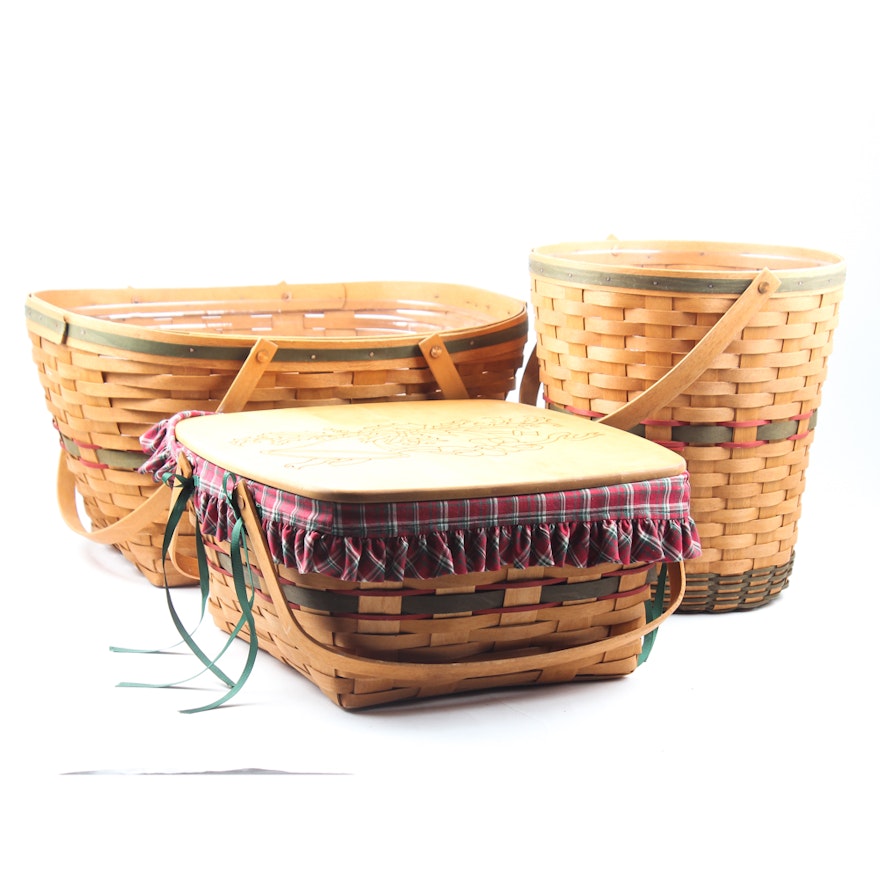 Holiday Themed Longaberger Baskets