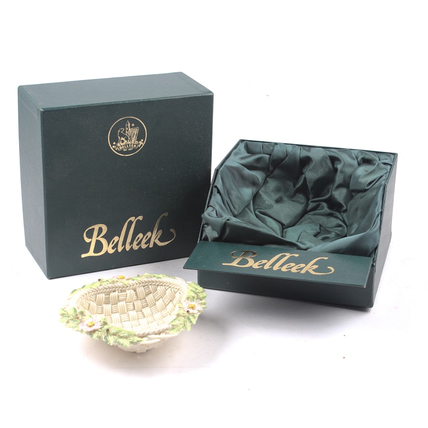 Belleek Limited Edition Strawberry Basket