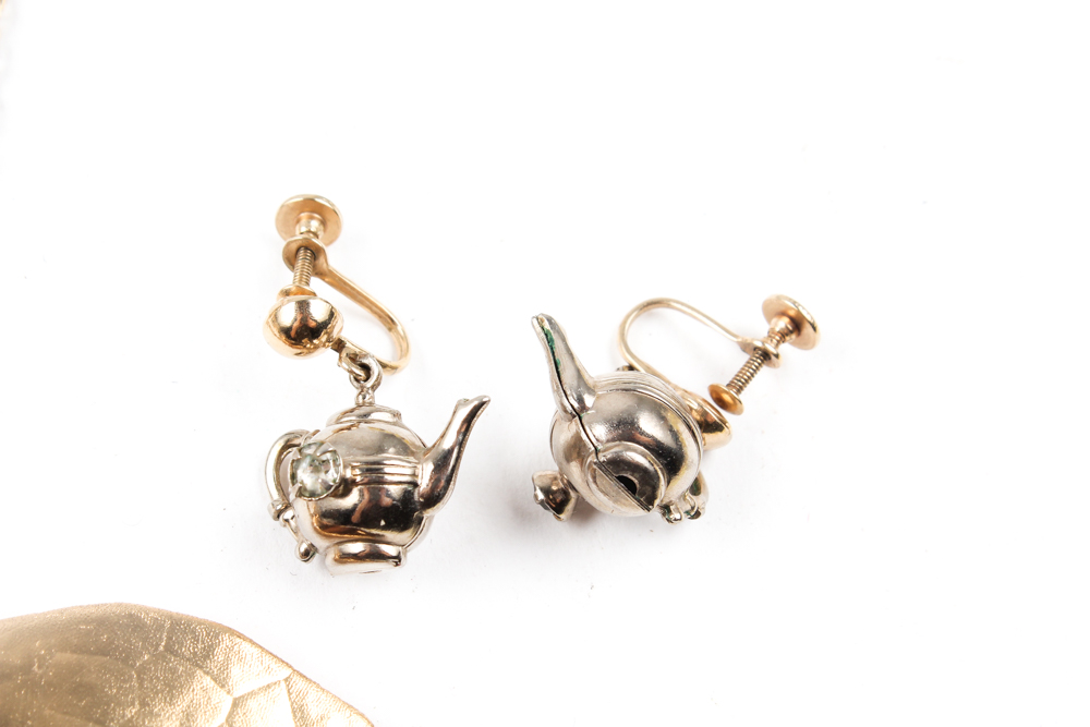 Gold Tone Jewelry Array