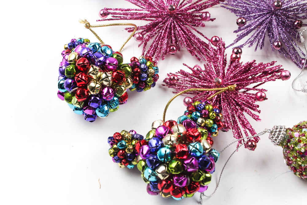 Colorful Christmas Ornament Collection