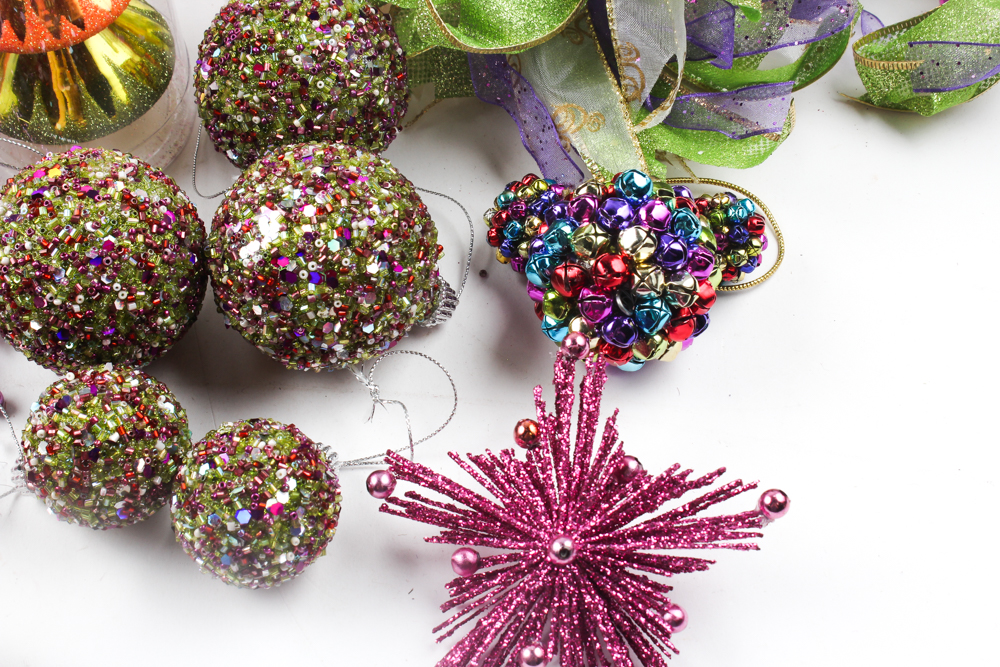 Colorful Christmas Ornament Collection